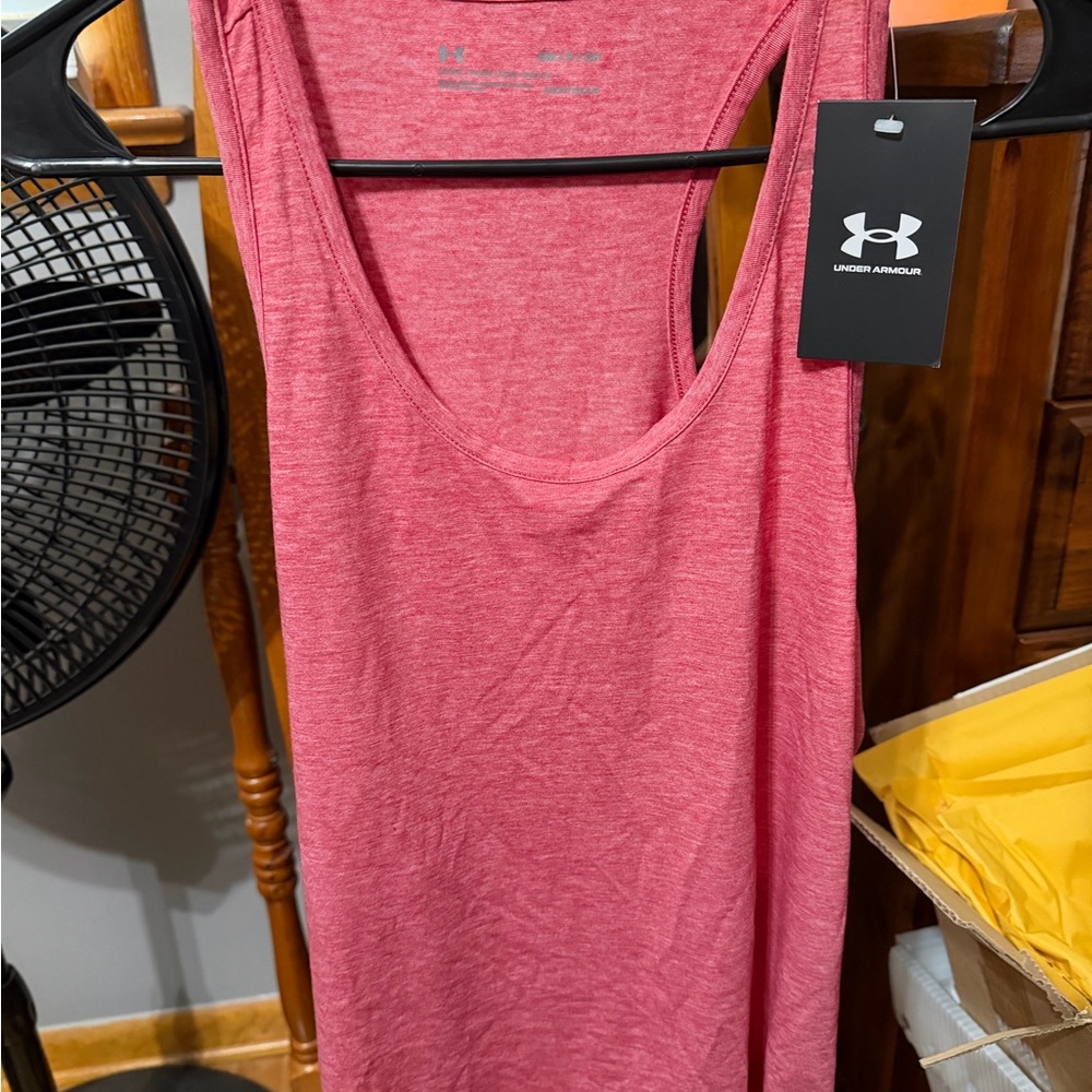 Under Armour Coral Sleeveless Top